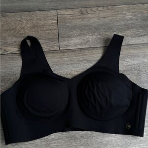 Honeylove Wireless Comfort Soft Form V-Neck Bra Removeable Cups Black Sz 1X